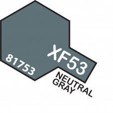 Tamiya-Tamiya Acrylic Mini XF-53 NEUTRAL GREY-rc-cars-scale-models-sunshine-coast