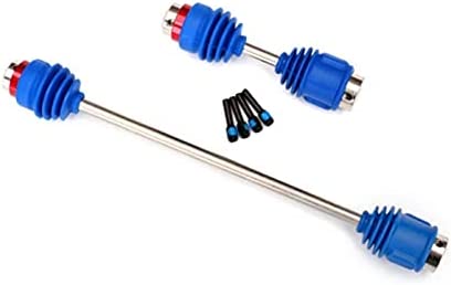 Traxxas-Traxxas Centre E-Revo (steel constant velocity) Front (1 rear) assembled with inner and outer dust boots-rc-cars-scale-models-sunshine-coast