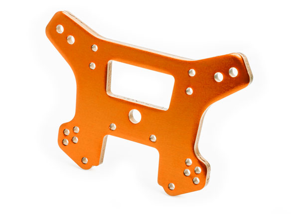 Traxxas-Traxxas 9539T Shock Tower Front Aluminium Orange Anodised-rc-cars-scale-models-sunshine-coast