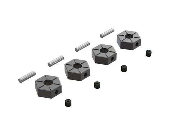 Arrma-Arrma Metal Wheel Hex Set, 12mm, AR310816-rc-cars-scale-models-sunshine-coast