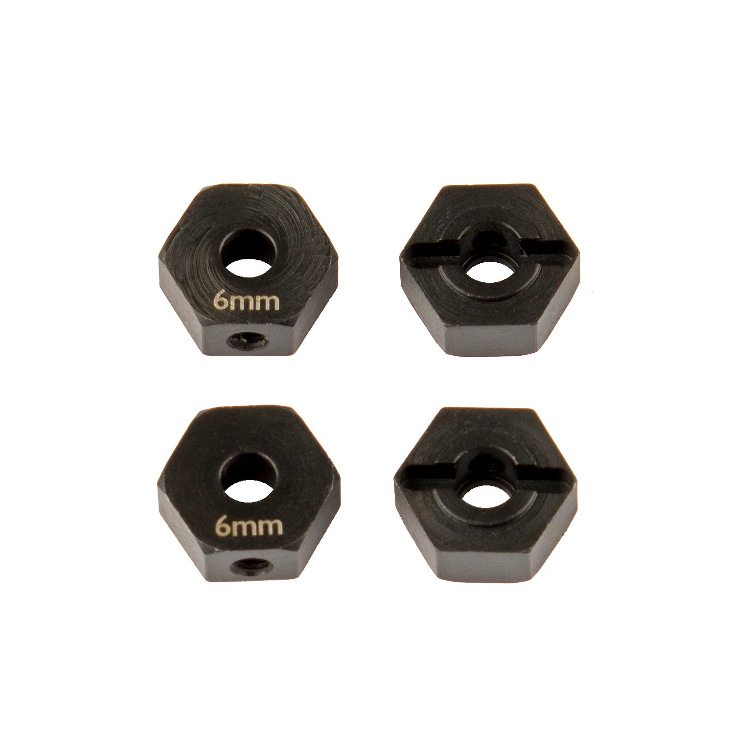 Team Associated-Team Associated FT Enduro Wheel Hexes, 6 mm, steel -rc-cars-scale-models-sunshine-coast
