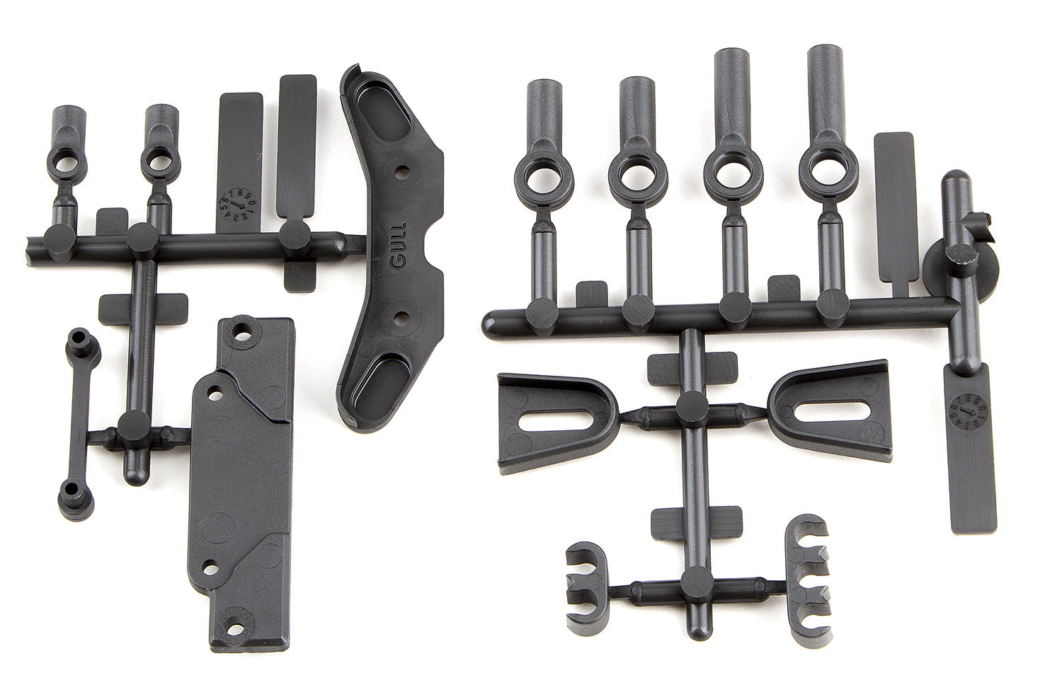 Team Associated-Team Associated RC10B6.3 tower covers, wire clips, rod ends -rc-cars-scale-models-sunshine-coast
