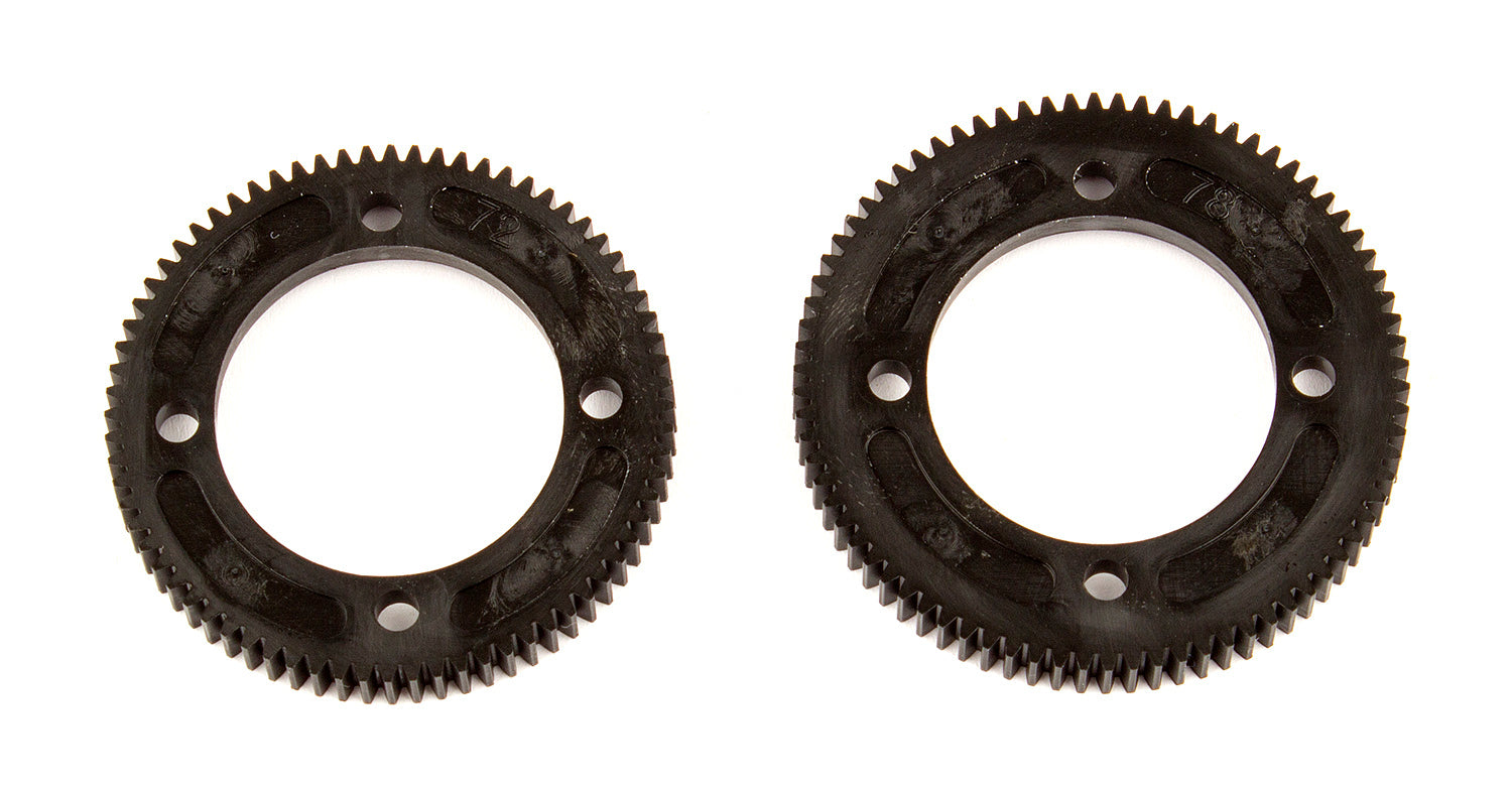 Team Associated-Team Associated RC10B74 Center Diff Spur Gears, 72T/48P, 78T/48P -rc-cars-scale-models-sunshine-coast
