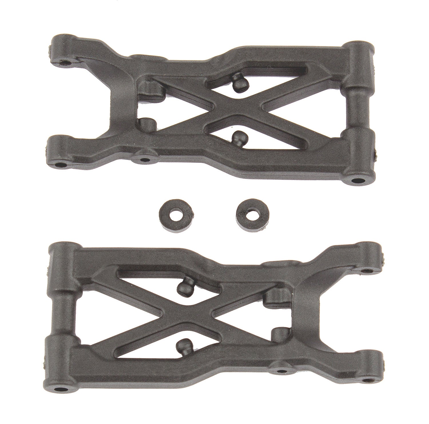 Team Associated-Team Associated RC10B74 FT Rear Suspension Arms, carbon fiber -rc-cars-scale-models-sunshine-coast