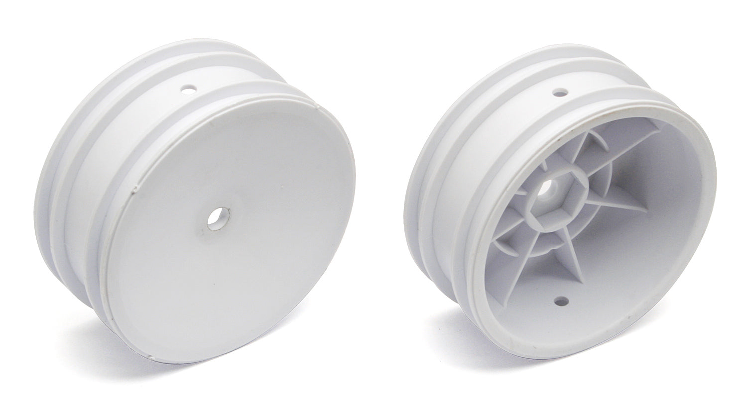 Team Associated-Team Associated 2WD Front Wheels, 2.2 in, 12 mm Hex, white -rc-cars-scale-models-sunshine-coast