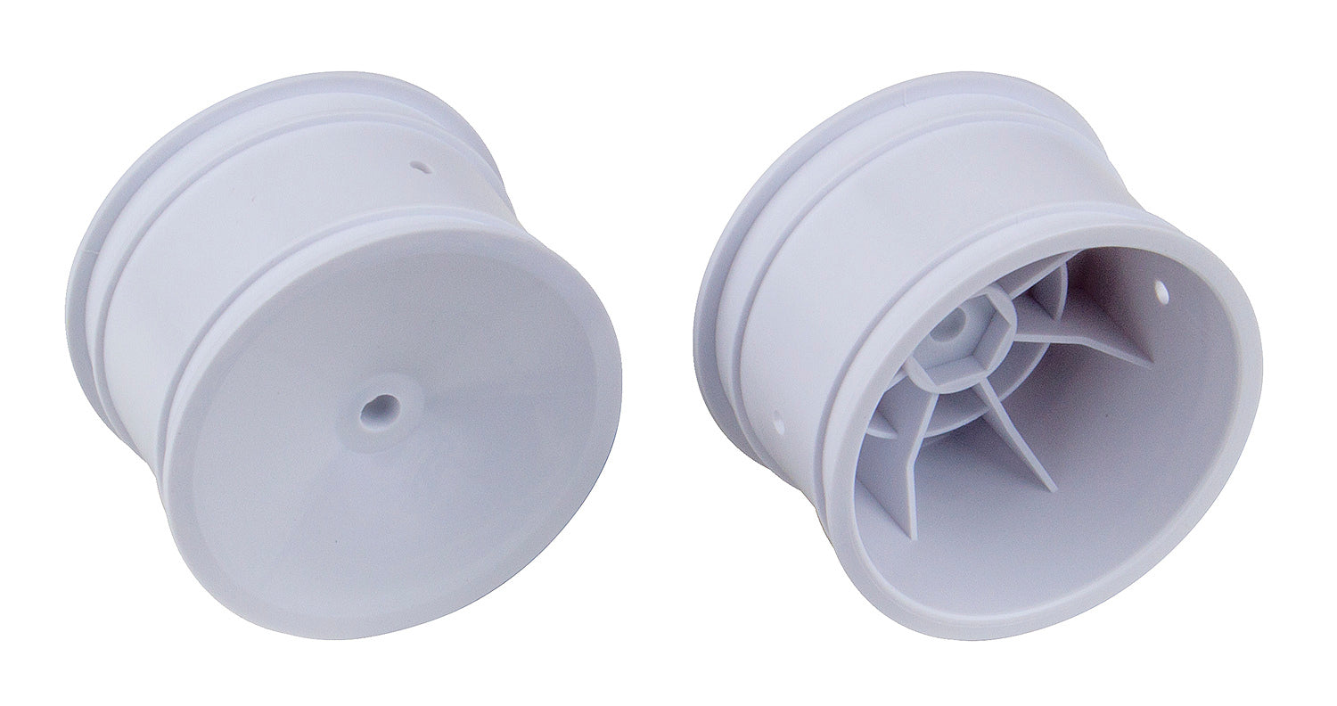 Team Associated-Team Associated 2WD/4WD Rear Wheels, 2.2 in, 12 mm Hex, white -rc-cars-scale-models-sunshine-coast