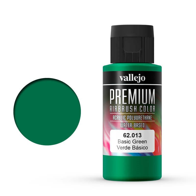 Vallejo-Vallejo premium acrylic airbrush colour Basic Green -rc-cars-scale-models-sunshine-coast