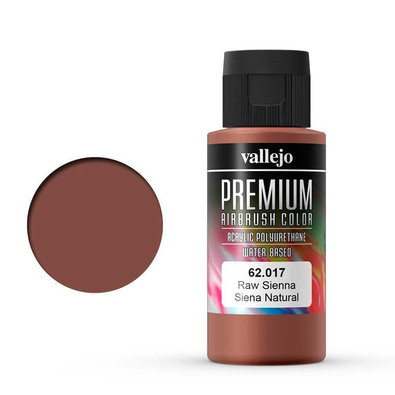 Vallejo-Vallejo premium acrylic airbrush colour Raw Sienna -rc-cars-scale-models-sunshine-coast