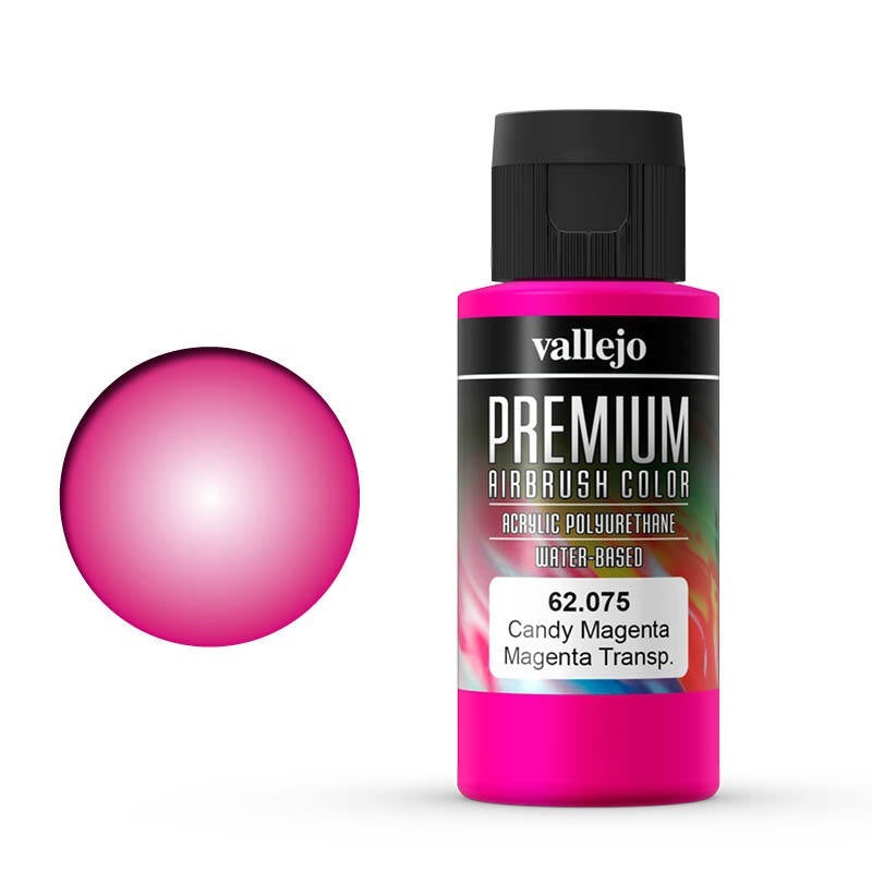 Vallejo-Vallejo premium acrylic airbrush colour Candy Magenta -rc-cars-scale-models-sunshine-coast
