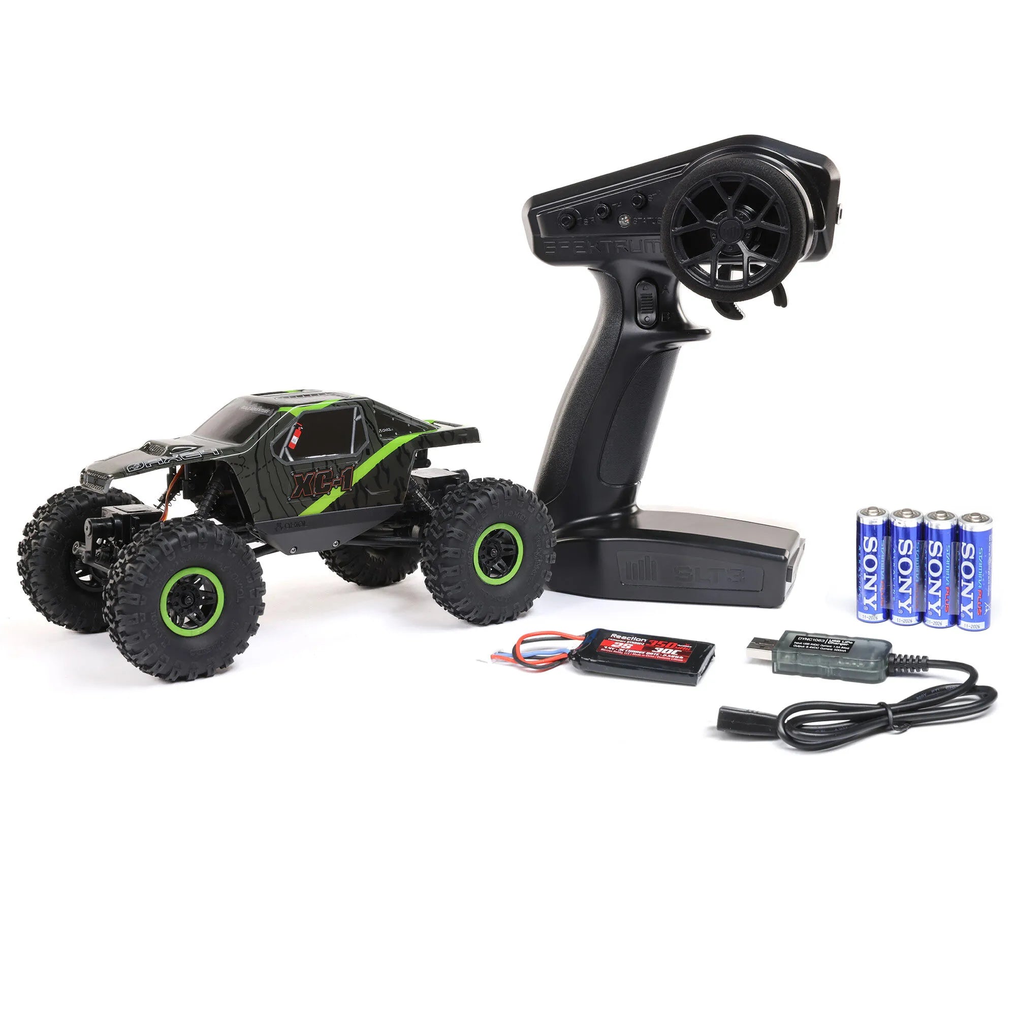 Axial AX24 XC-1 4WS 1/24 Rock Crawler RTR, Green - Techtonic Hobbies - Axial