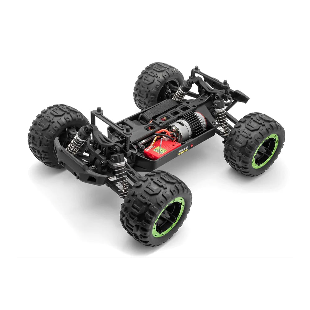 BlackZon Slyder MT 1/16 4WD Brushed Electric RC Monster Truck Green (RC Car) - Techtonic Hobbies - Blackzon