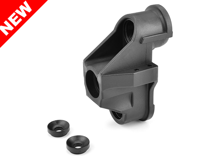 Team Corally-Team Corally - HD Steering Block - Wide - Pillow Ball Cup (2) - Front - Composite - 1 Set -rc-cars-scale-models-sunshine-coast