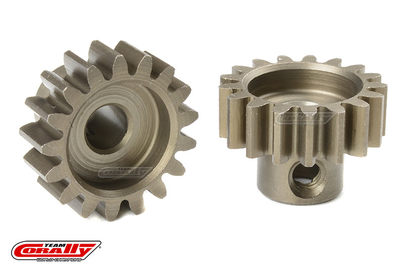 Team Corally-Team Corally - M1.0 Pinion - Short - Hardened Steel - 17 Teeth - Shaft Dia. 5mm-rc-cars-scale-models-sunshine-coast
