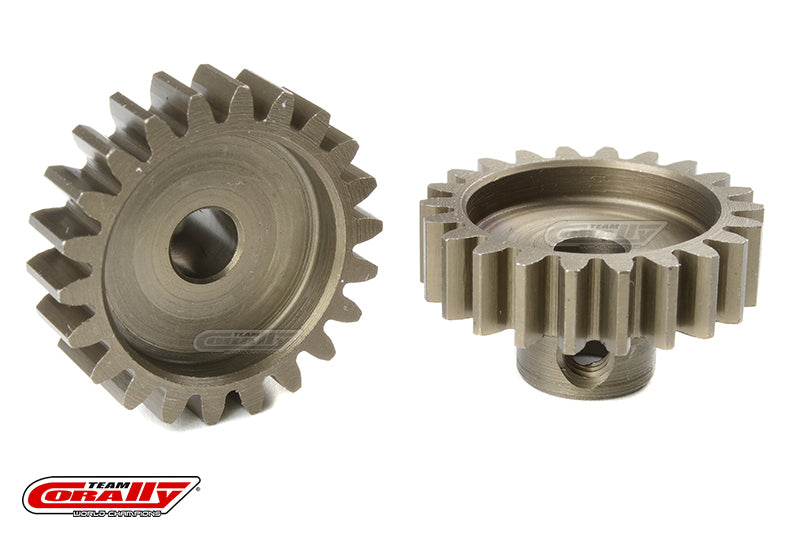 Team Corally-Team Corally - M1.0 Pinion - Short - Hardened Steel - 22 Teeth - Shaft Dia. 5mm-rc-cars-scale-models-sunshine-coast