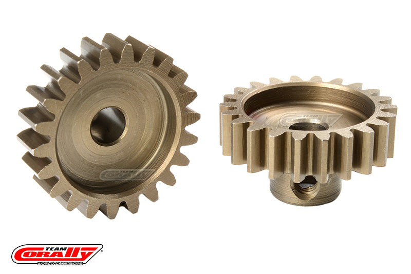 Team Corally-Team Corally - M1.0 Pinion Short Hardened Steel - 23 Teeth ??5mm-rc-cars-scale-models-sunshine-coast