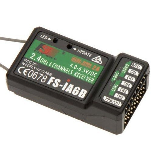 Flysky-Flysky IA6B 6CH receiver 2.4ghz supports ibus-rc-cars-scale-models-sunshine-coast