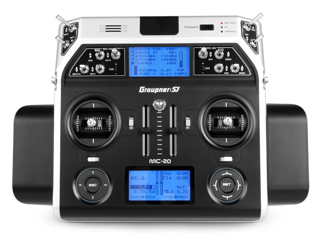 Graupner-MC-20 Hott with 1 x GR16L (CyberTech)-rc-cars-scale-models-sunshine-coast