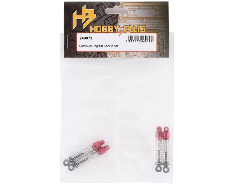 Hobby Plus 240071 Aluminum Upgrade Shocks Set (4pcs) - Techtonic Hobbies - Hobby Plus