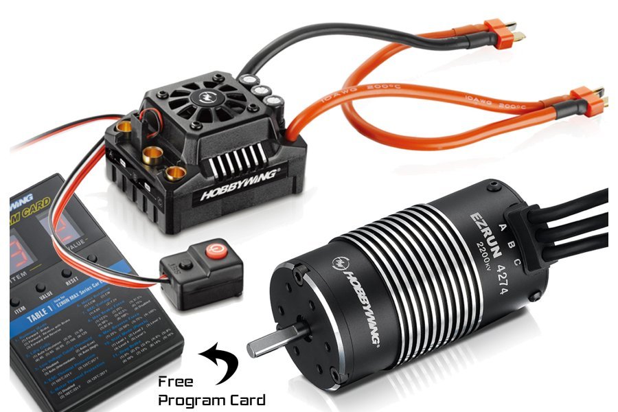Hobbywing-Hobbywing Combo-Max8/Xt90 Plug-4268/2600Kv-rc-cars-scale-models-sunshine-coast