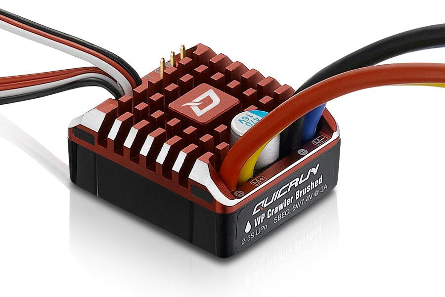 Hobbywing-Hobbywing Quicrun Wp-Crawler Brushed 80Amp Esc (2-3S)-rc-cars-scale-models-sunshine-coast