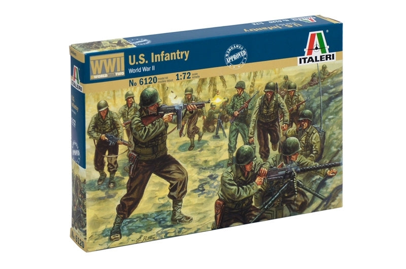 Italeri-Italeri Wwii - American Infantry 1:72 -rc-cars-scale-models-sunshine-coast