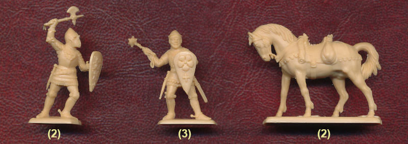 Italeri 06027 1/72 Scale 100 Years War British Knights And Archers - Techtonic Hobbies - Italeri