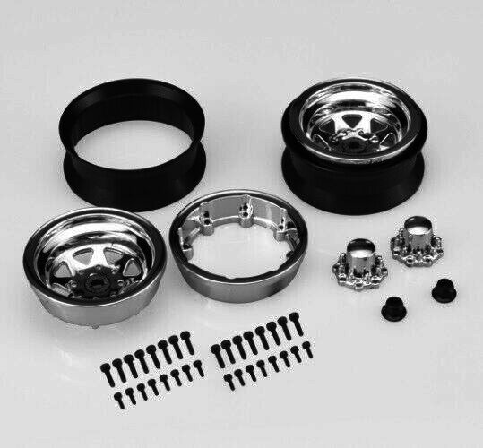 JConcepts-Colt 1.9" beadlock wheel w/ cap - (chrome) - 2pc.-rc-cars-scale-models-sunshine-coast