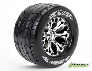 Louise World-MT-Rocket Tyre On Chrome Rim 1/2 Offset -rc-cars-scale-models-sunshine-coast