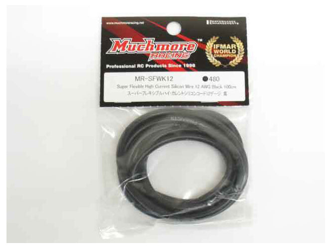 Much More-MUCH MORE super flex 12GA wire-black-rc-cars-scale-models-sunshine-coast