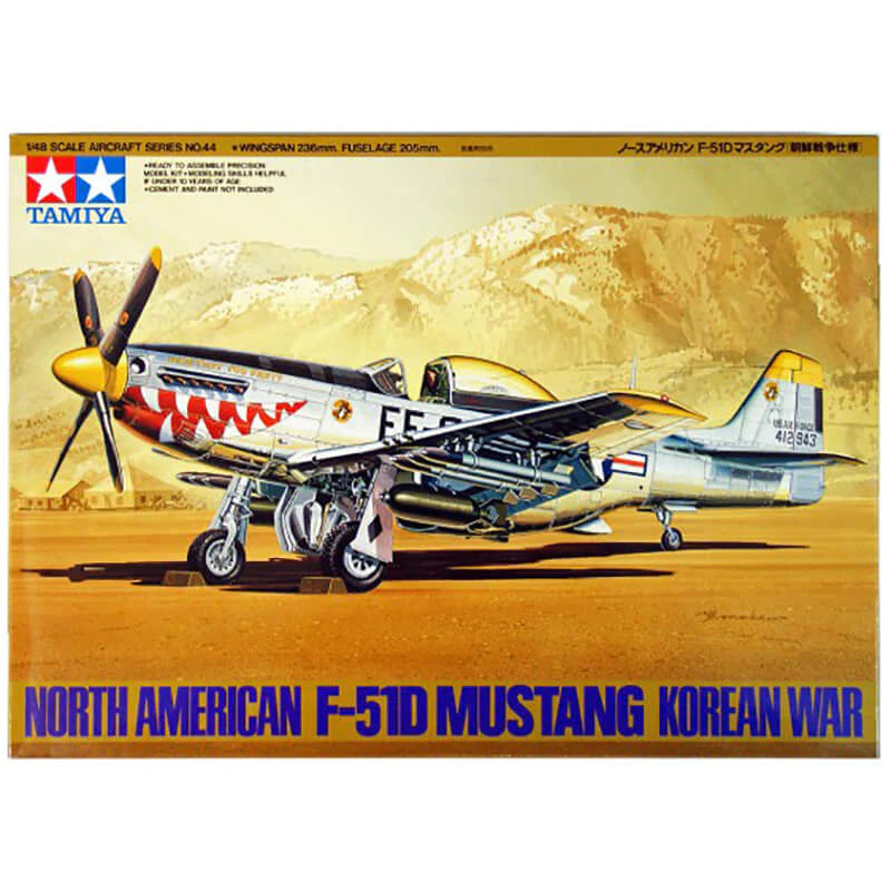 Tamiya-Tamiya N.A. F-51D MUSTANG KOREAN WAR-rc-cars-scale-models-sunshine-coast