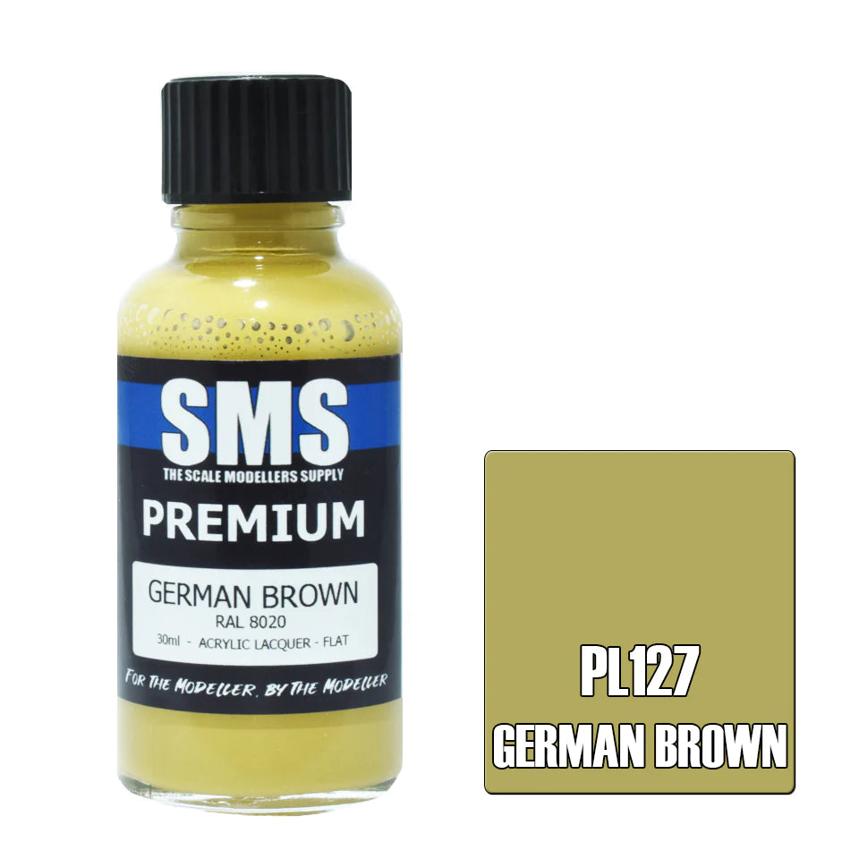 Scale Modellers Supply-Premium GERMAN BROWN RAL8020 30ml-rc-cars-scale-models-sunshine-coast