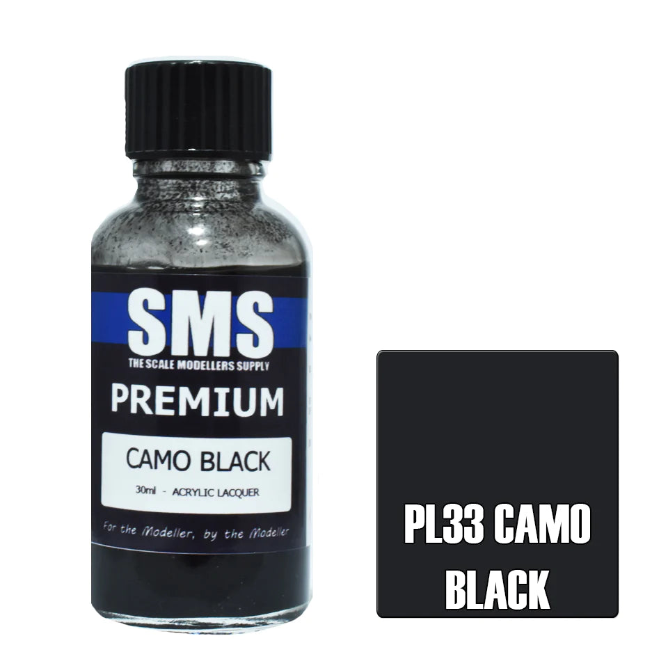 Scale Modellers Supply-Premium CAMO BLACK FS37038 30ml-rc-cars-scale-models-sunshine-coast