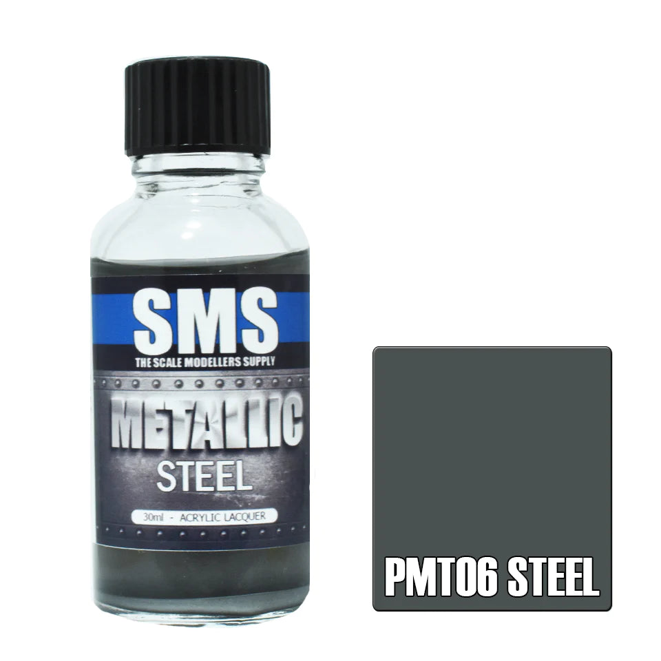 Scale Modellers Supplies Heavy Metals Colour Set (Scale Models) - Techtonic Hobbies - Scale Modellers Supply