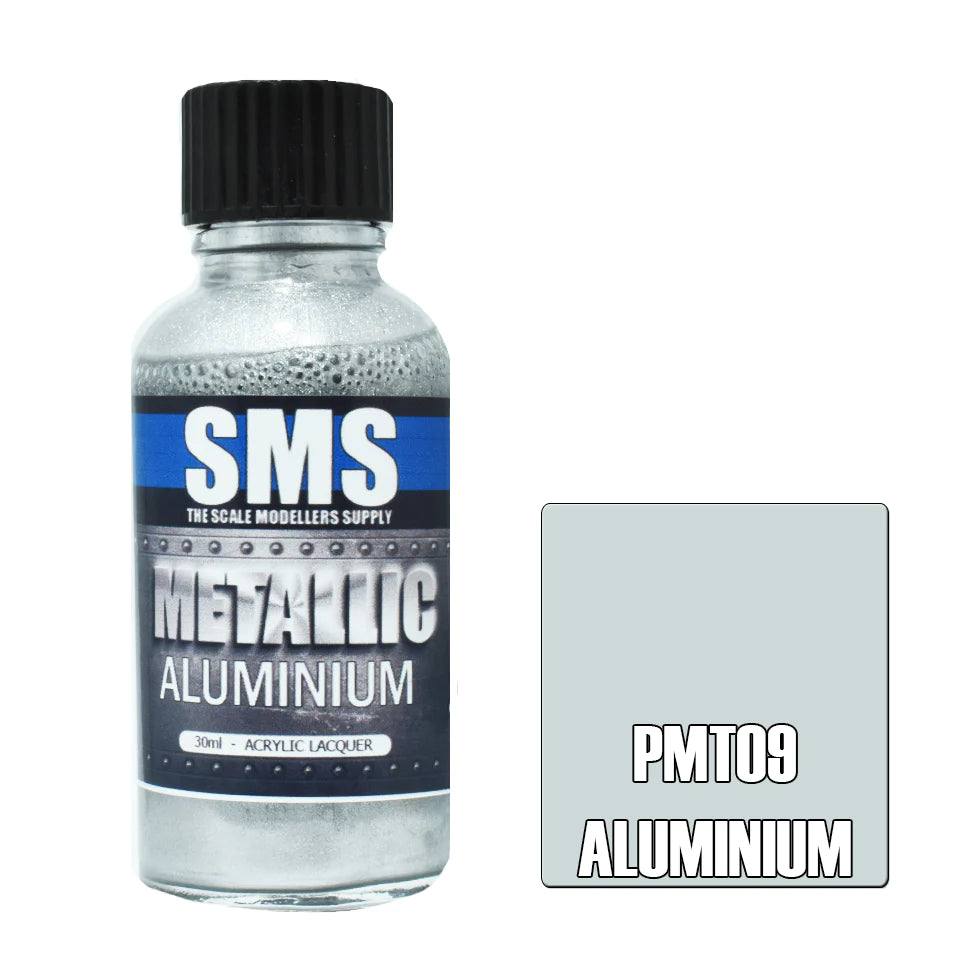 Scale Modellers Supply-Metallic ALUMINIUM 30ml-rc-cars-scale-models-sunshine-coast
