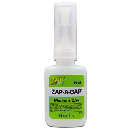 ZAP-Zap PT-03 1/2 OZ. GREEN Zap-A-GAP CA+ 1 BOTTLE-rc-cars-scale-models-sunshine-coast
