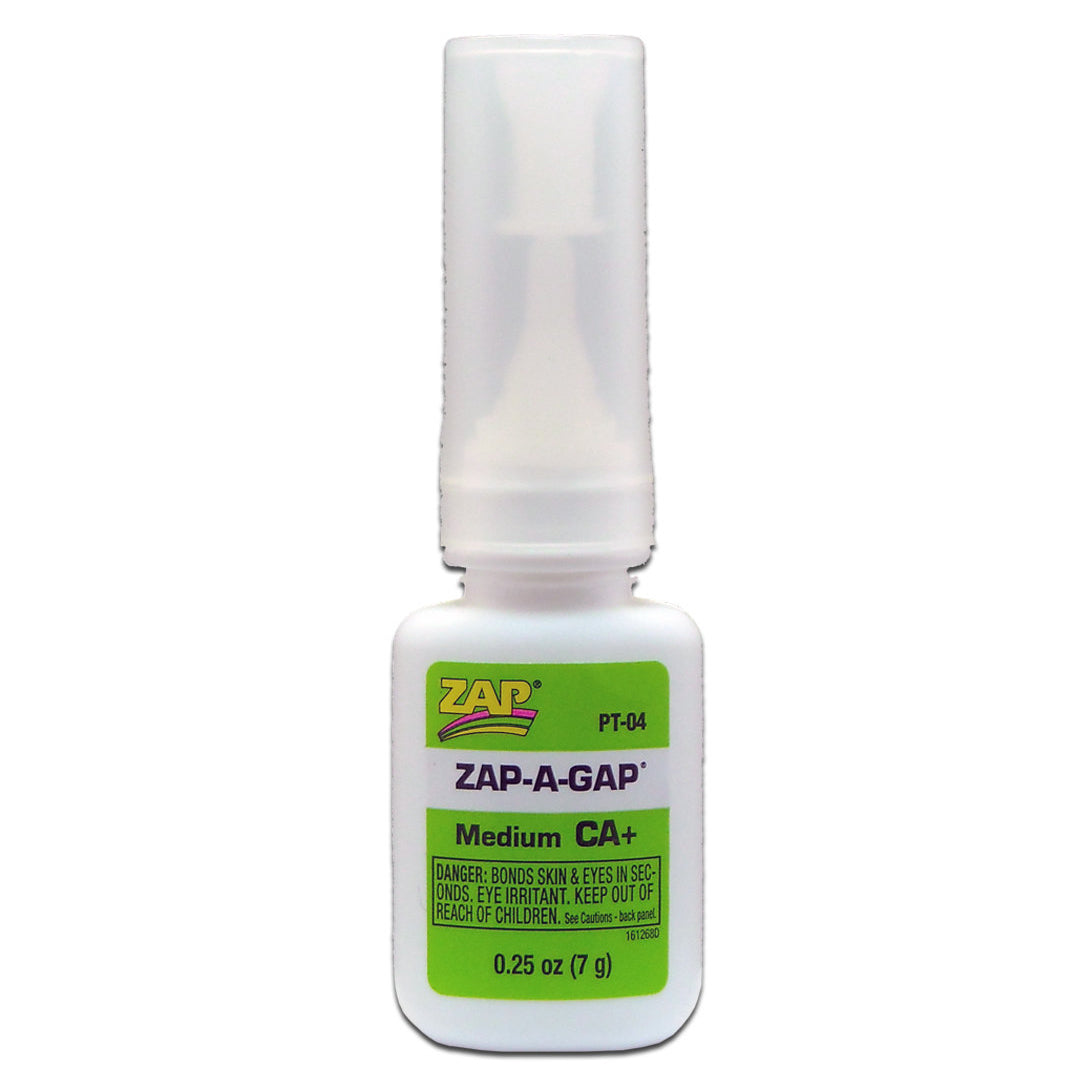 ZAP-Zap PT-04 1/4 OZ. GREEN Zap-A-GAP CA+ 1 BOTTLE (BOX QTY 12)-rc-cars-scale-models-sunshine-coast