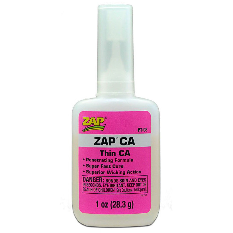ZAP-Zap PT-08 1 OZ. PINK Zap CA 1 X BOTTLE (12 PER BOX)-rc-cars-scale-models-sunshine-coast