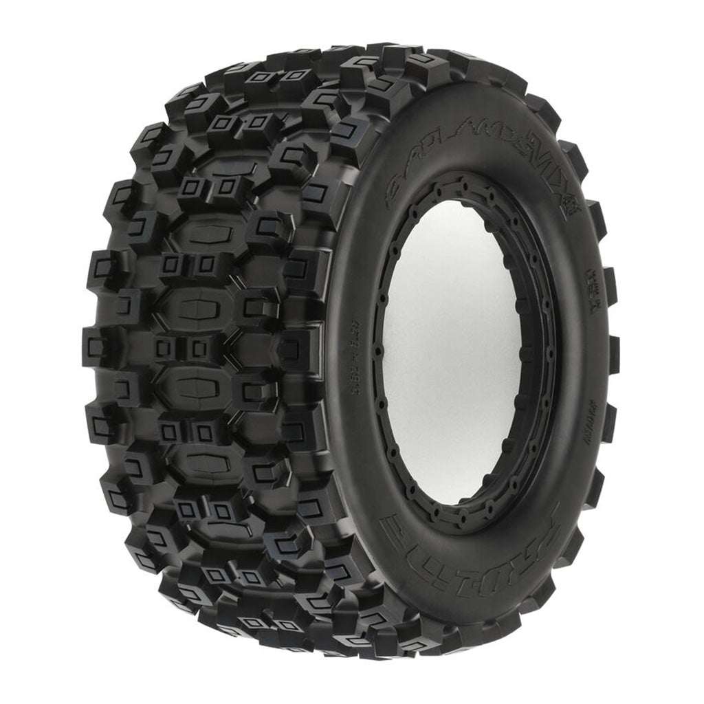 Proline Badlands MX43 Pro-Loc Tyres suit X-Maxx Wheels, PR10131-00 - Techtonic Hobbies - Proline Racing