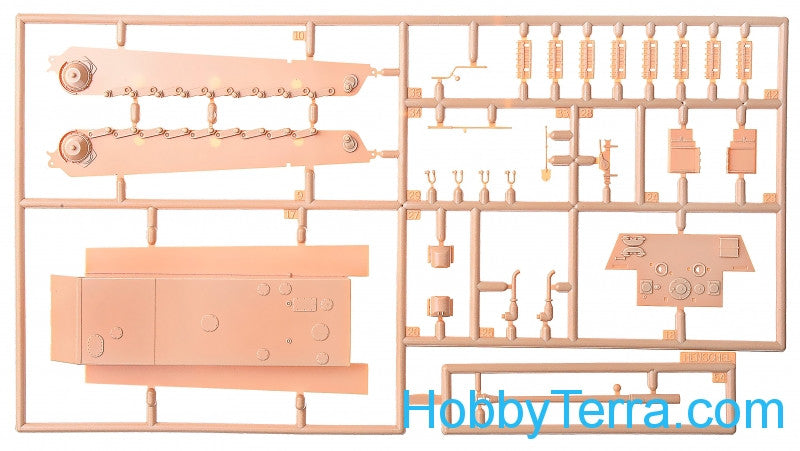 Revell 03129 1/72 Scale Tiger II Ausf. B (German WW2 Heavy Tank) Plastic Model Kit (Scale Model) - Techtonic Hobbies - Revell