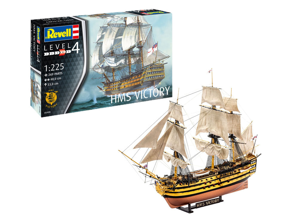 Revell 05408 1/225 Scale H.M.S. Victory Plastic Model Kit (Scale Model) - Techtonic Hobbies - Revell