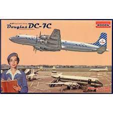 Roden 302, 1/144 Scale Douglas DC-7C, KLM Royal Dutch Airlines, Plastic Model Kit (Scale Model) - Techtonic Hobbies - Roden