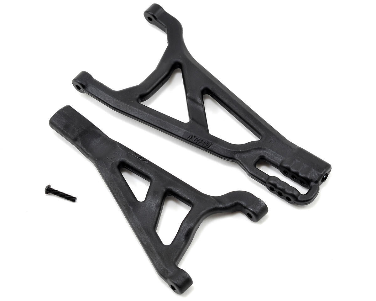 RPM-RPM Traxxas Revo/Summit Front Left A-Arms (Black)-rc-cars-scale-models-sunshine-coast
