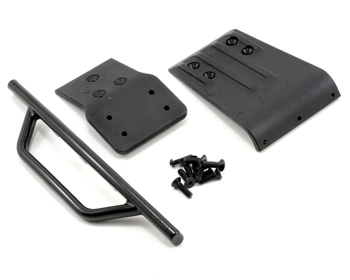 RPM-RPM Traxxas Slash 4x4 Front Bumper & Skid Plate (Black)-rc-cars-scale-models-sunshine-coast