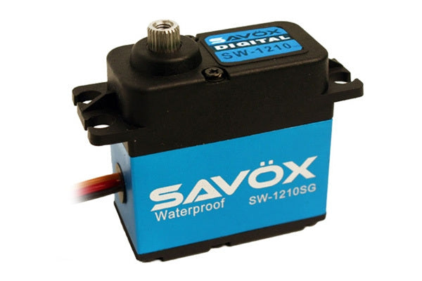 Savox-Savox SW-1210SG "Tall" Waterproof Aluminum Case Digital Steel Gear Servo - 32.0kg -rc-cars-scale-models-sunshine-coast