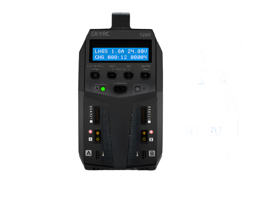 SkyRC T200 AC/DC 12A Dual Output Battery Charger - Multi Chemistry Balance