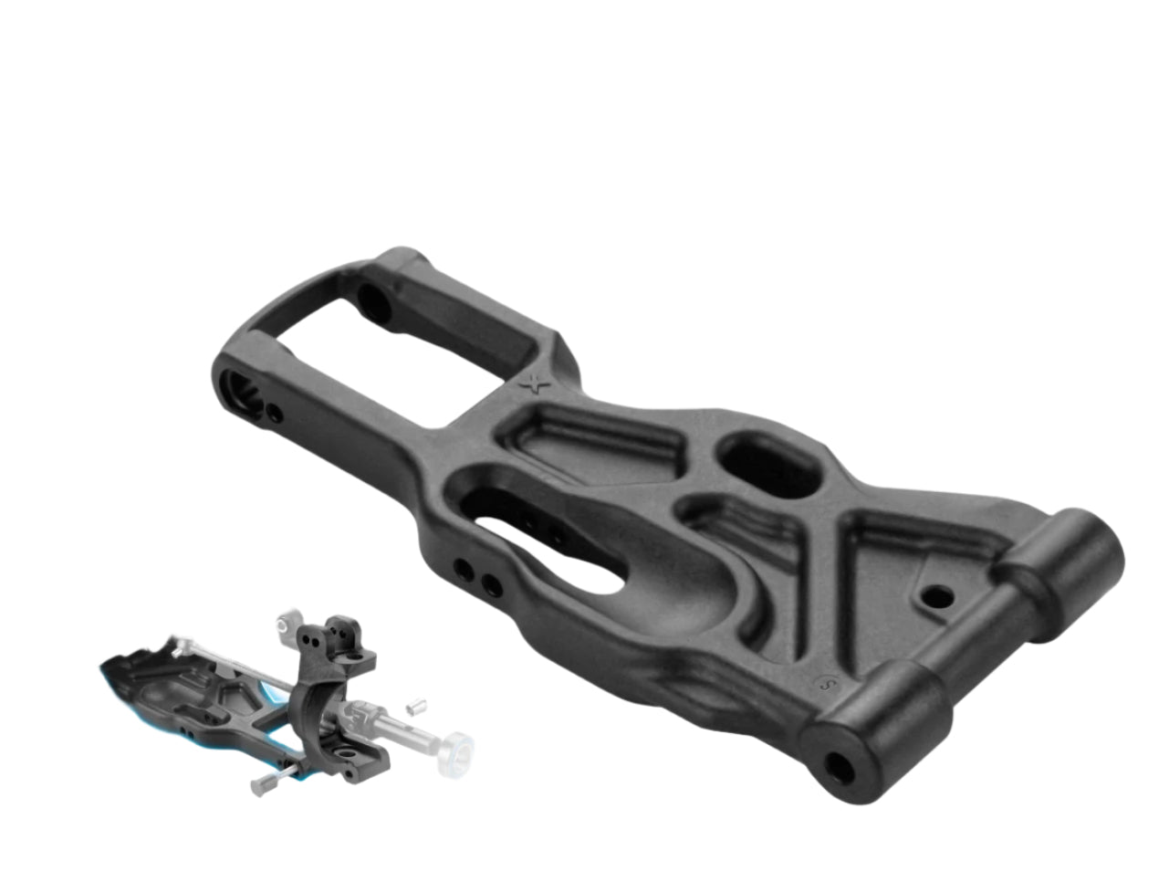 Team X-Ray-Team X-Ray XB8 C-UB Composite FRONT LOWER SUSPENSION ARM- SHORT-SOFT-rc-cars-scale-models-sunshine-coast