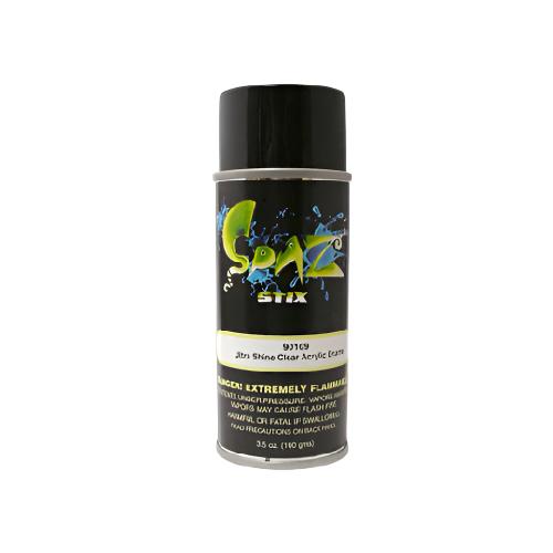 Spazstix-Spazstix ULTRA SHINE CLEAR Acrylic Enamel AEROSOL 3.5OZ - SZXA90109-rc-cars-scale-models-sunshine-coast