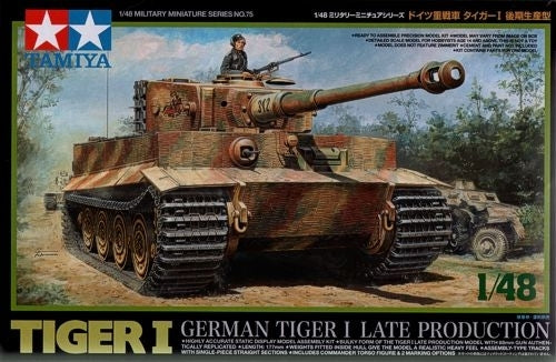 Tamiya-Tamiya 1/48 Tiger I Late 32575-rc-cars-scale-models-sunshine-coast