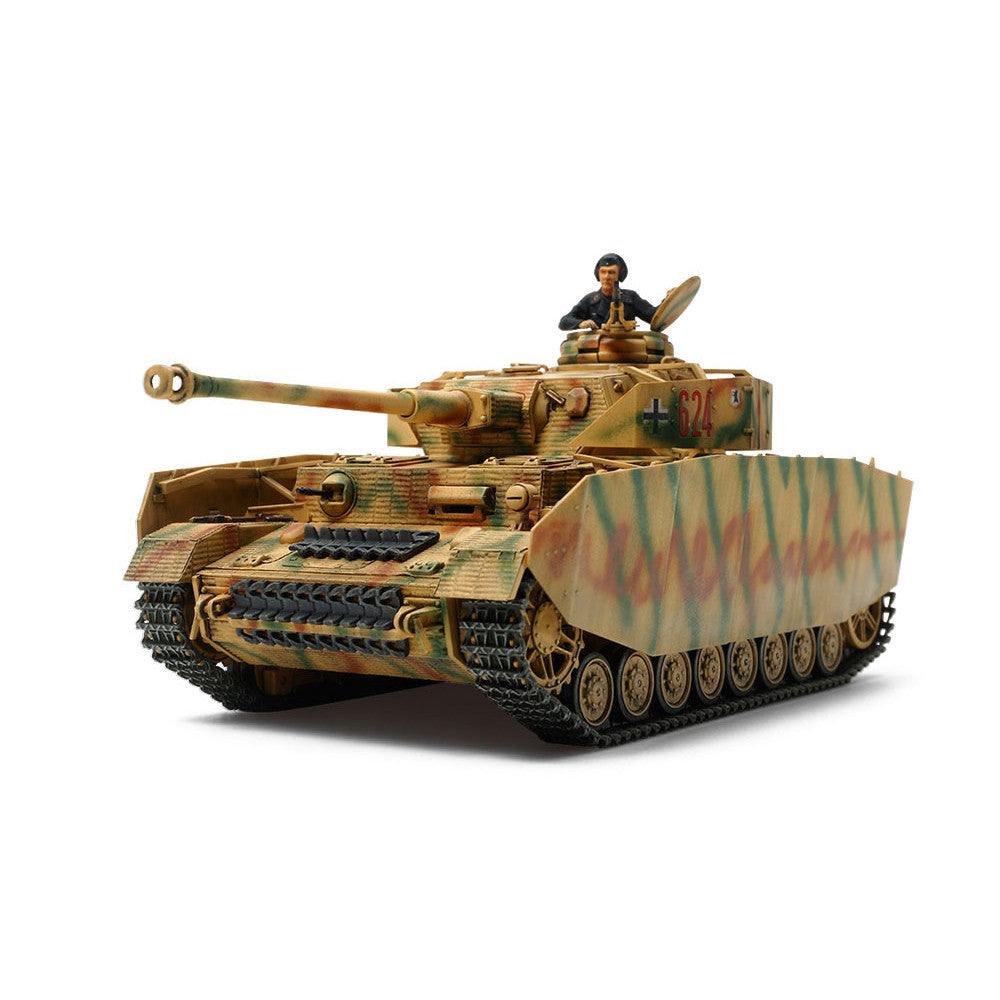 Tamiya-Tamiya 1/48 German Panzer IV Ausf.H 32584-rc-cars-scale-models-sunshine-coast