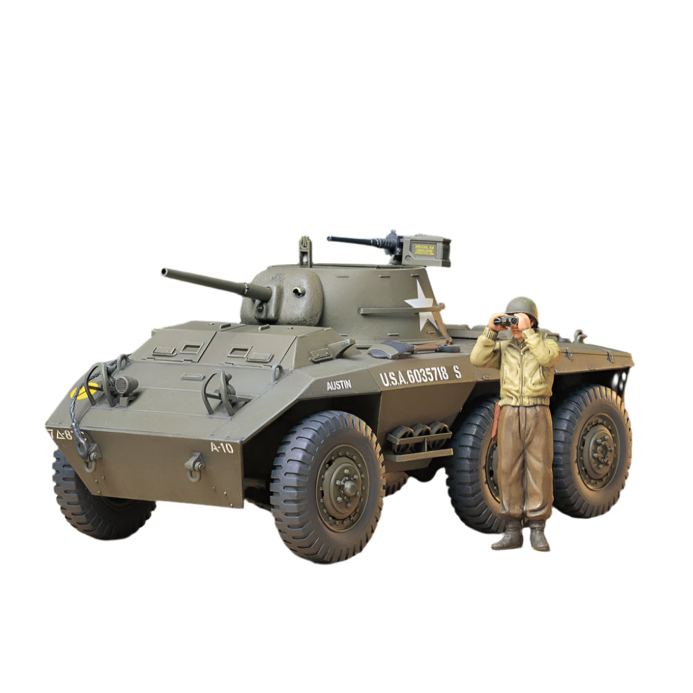 Tamiya-Tamiya 1/35 US M8 Light Armour Car 35228-rc-cars-scale-models-sunshine-coast